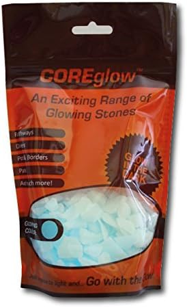 CORE Glow (1kg) 6/12mm Glowing Gravel [GLOWS AQUA BLUE]