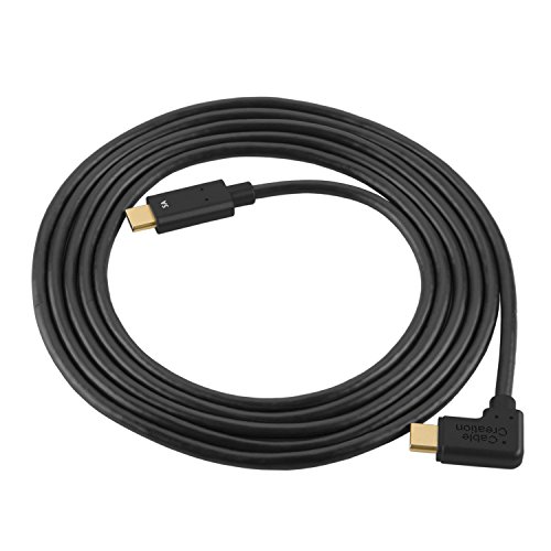 USB Typ C Kabel (5A), CableCreation USB 2.0 USB C zum linken Winkel USB C Kabel für neues Macbook (Pro), Google ChromeBook Pixel, Nexus 5X / 6P, & More, 6 Feet / 1.8M, Schwarz - 5