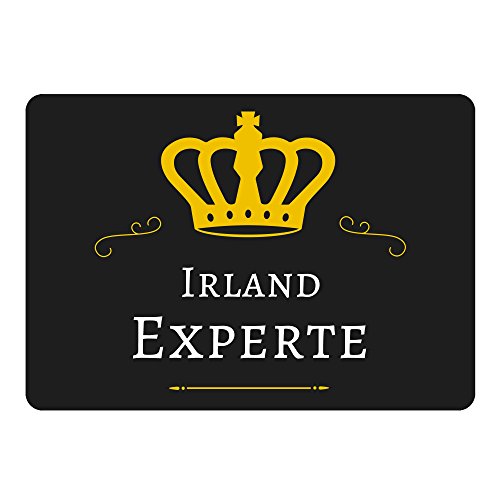 Preisvergleich Produktbild Mousepad Irland Experte schwarz