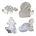 Mungai Mirrors 15cm Baby Dinosaurs Set Acrylic Mirrors (Set of 4)