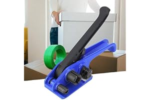 Manuell Bandspännare för PET-plast och Stålremmar, 16-19 mm Bredd, Packtång Spännkniv Förpackningsverktyg