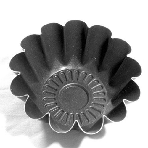 set 6 pezzi Formina budino mini babà stampo Diametro 11cm...