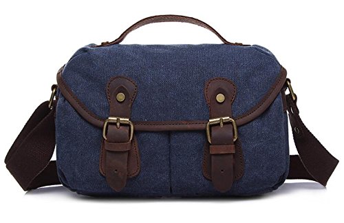 ZHANGOR Petit Sac À Bandoulière Vintage En Toile, Sac À Bandoulière Pour Homme, Sac À Main Outdoor/Casual Bagzhangor,Blue