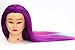 Neverland Beauty 24" Synthetic Hair Rainbow Color Cosmetology Mannequin Manikin Training Head Model + Hair Styling Braid Set