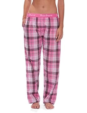 Forever Dreaming Damen Gewoben Pyjamahose mit Jacquard Bund