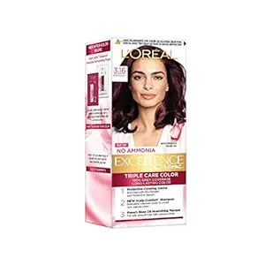 LOreal Paris Excellence Hair Color Small Pack No.3.16, Burgundy, 24ml + 26g