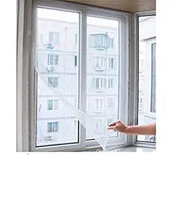 Shahji Creation Window Mosquito / Fly Net Mesh Screen -150X150 cm (Multicolor)