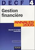 Image de Gestion financière DECF 4 : Annales 2005