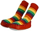 Mocc Ons Moccasin Style Slipper Socks