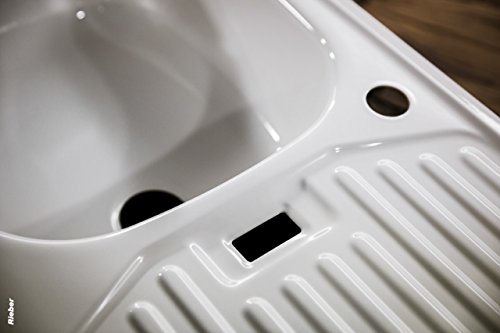 Rieber Einbauspüle E 86 K links, weiß, 72010902 - 6