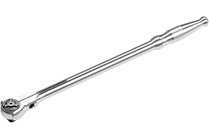 Kyoto Tool (KTC) 9.5 sq. Long Swivel Ratchet Handle BRSW3L Silver