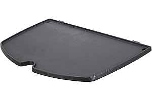 Denmay 6559 38,9 x 27,5cm Plaque de plancha pour Weber Q200, Q220, Q2000, Q2200,Plaque chauffante en Fonte, 1 Paquet