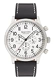 Gigandet Herren-Armbanduhr Sport Chronograph mit Lederarmband schwarz G15-002