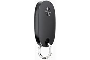 AOWOKA Tracker Air Tag-1 Pack, Smart Bluetooth Tracker Item Finder, IP68 Waterproof with Apple Find My (iOS only)(Black)