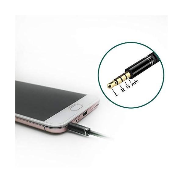 EasyULT Cable Divisor de Audio para micrófono,2 x 3.5mm Hembra Adaptador de Cable Compatible con Tabletas,Teléfonos… - Image 5