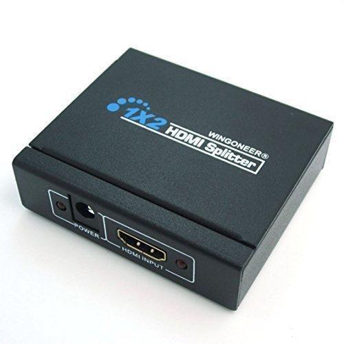 HDMI 1x2 Splitter Verteiler Full-HD 1 IN 2 OUT für 3D 1080P HDTV PC