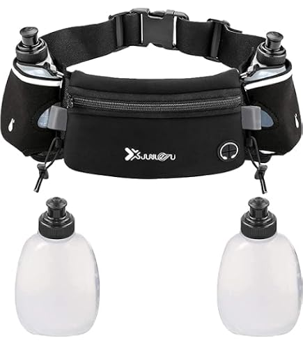 Ceinture De Running Avec Porte-Bouteille Mecmbj - Sac Banane Sport Imperméable Homme Femme - Pour Course, Rando, Vélo