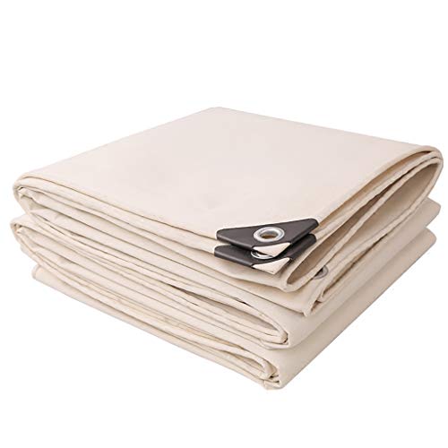 Preisvergleich Produktbild LYZP Thick Silikonplane weißer Segeltuchsonnenschutzmarkisenzelt-Mar... (größe : 4m*6m)