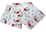Rock´n´Roll Baby Flannel Sheets 80/80 cm -Nappies, bib, blanket