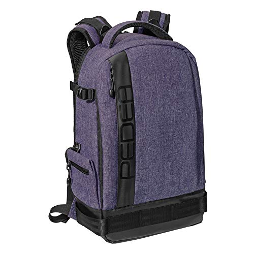 Preisvergleich Produktbild PEDEA DSLR-Kamerarucksack "Fashion" Fotorucksack für Spiegelreflexkameras mit wasserdichtem Regenschutz und variabler Inneneinteilung, lila