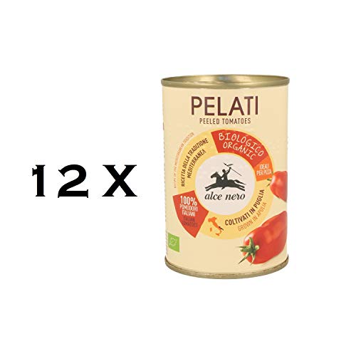 12 X ALCE NERO POMODORI PELATI BIO GR 400 - PRODOTTO BIOLOGICO