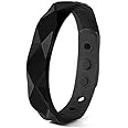 YARDHOBI Anti Static Wrist Strap, Adjustable Anti Static Wristband, Improve Sleep, Silicone Static Strap Balance Energy Waterproof and Anti-Static Silicone Sports Bracelet for Men and Women (Black)
