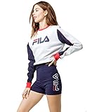 short fila compression - feminino 95% 5% elastano. Fila Beatriz High Waist Biker Short
