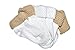 Elegant Baby 3 Pairs Turn Over Crochet Design Top Socks, Size Newborn