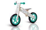 KinderKraft Runner Laufrad aus Holz mit Tasche und Klingel in 2 Farben (Stars) - 4