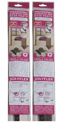 MAPPY paraspiffero Duro Pegatina jolyflex X Base Puerta Blanco cm. 4 x 1 MT Aprox.