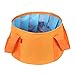Produktbild Faltbare Bewegliche Basin Reise Außen Eimer Reise Waschbecken Spielraum-Speicher-Waschbecken 15L,Orange