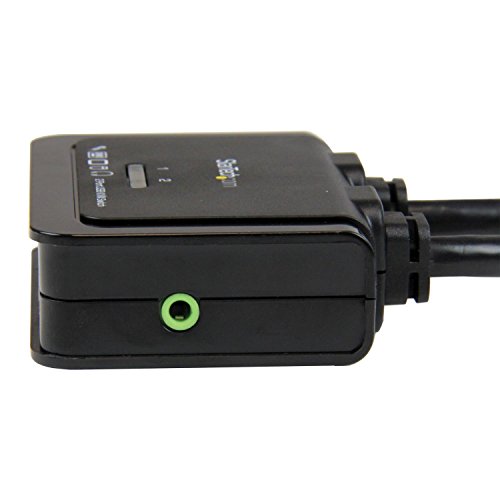 StarTech 2 Port USB DisplayPort KVM Switch mit Audio und Fernschalter – Desktop Umschalter USB Powered – 1920×1200 - 10