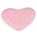 Produktbild Transer® Rutschfest Boden nicht Herz Form 40 * 28 cm rutschfest Bad-Teppiche Küche Badezimmer Home Decor Teppich Pads, Korallenvlies, rose, 40cm x 28cm