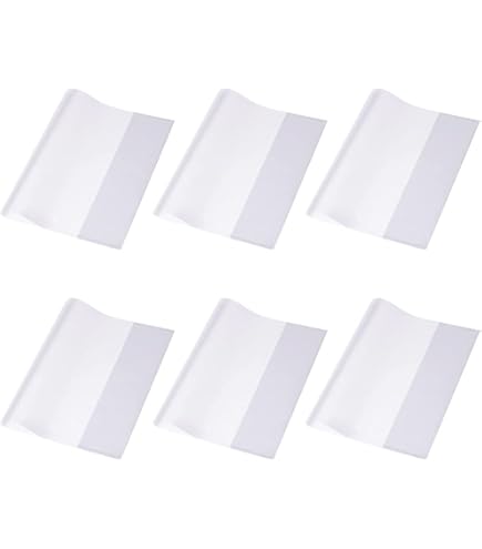 Copertina Per Quaderno Clairefontaine A5 - PVC Trasparente Con Portaetichetta, 14.8x21 Cm - Foto 10