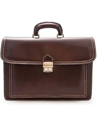 Zerimar Maletin piel de vaca multiples compartimentos Medidas: 40x30x13 cms. 100% Natural Calidad garantizada por zerimar.