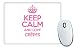 Produktbild Pink Keep Calm und Love Crêpes Mauspad TXT 2377