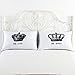 Produktbild Kissenbezüge, Motiv „King“ und „Queen“, für Paare, romantisches Geschenk, lustiges Geschenk, Geschenk für Ehemann