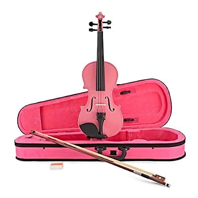 Gear4Music Violon dEtude 1/2 par Gear4music Rose