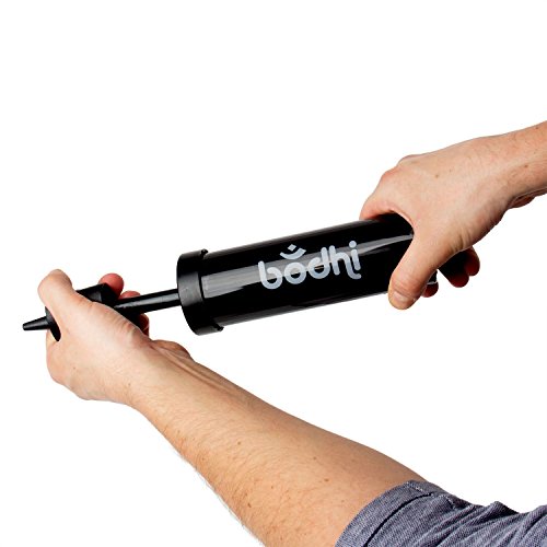 Ballpumpe für Gymnastikball und Pilatesball, Doppelhub-Pumpe, Handpumpe aus Kunststoff - 2