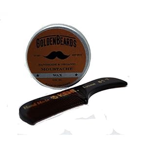 Moustache Wax & Acetate Comb 7,5cm - Get the BEST Moustache Wax KIT with an Stache Comb at BEST Price, Save money… - Image 2