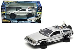 OPO 10 - Voiture Delorean Volante (avec Roues Volantes) du Film Retour vers Le Futur II - échelle 1:24 - Ref 22441FV