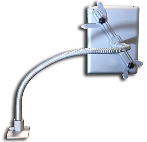 M&G Techno® Germany DESIGN alu universelle iPad Ständer Halterung Halter für Apple iPad 2/3/4/mini/mini2/air Bett Schreibtisch Tisch Klammer Halterung Stativ 360 Grad einstellbar (für iPad mini/mini2) - 8