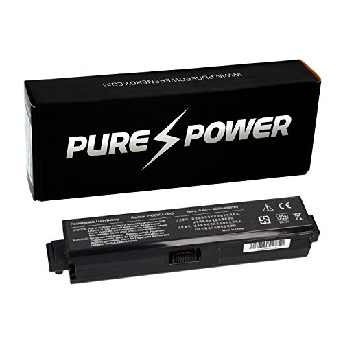 PURE⚡POWER® EXTENDED Laptop Akku für Toshiba Satellite C660-258 (10.8V, 8800 mAh, schwarz, 12 Zellen)