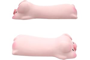 DDKY 1 Artículo 125 * 60 MM PU Reposamuñecas Ergonómico Divertidos Dibujos Animados, Almohadilla Reposamuñecas, Cojín Muñeca