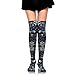 Produktbild QUEEKINWANG Women's Supernatural Symbols Long Stockings 3D Pattern Casual Knee High Socks