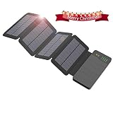 ☀ Ideal para uso en exteriores: a diferencia del panel solar tradicional, se actualiza con 3 paneles solares, se carga cuando hace sol; construido en un pequeño LED para uso de emergencia