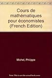 Image de Cours de mathématiques pour économistes