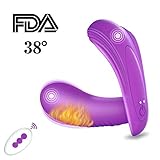 💞 10 Modos de Vibración - Con motor avanzado, le ofrece vibración súper fuerte sobre todo el masajeador, 10 modos de vibraciones totalmente le traerá una sensación maravilosa de uso que nunca ha tenido con un click de botón. Fácil de usar con control remoto, libre para tomar el ritmo