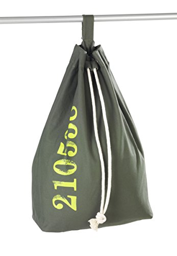 Wenko 62042100 Wäschesack Sailor Wäschesammler, Baumwolle, 55 x 65 x 18 cm, grün - 2