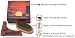 SAVANNA BEARD Beard Brush & Comb Set - Premium Grooming Beard Kit - Red Sandalwood Beard Shaping Tool for Perfect Shaving Symmetry and 100% Boar Bristle Beard Brush in Stylish Package - Ideal Gift